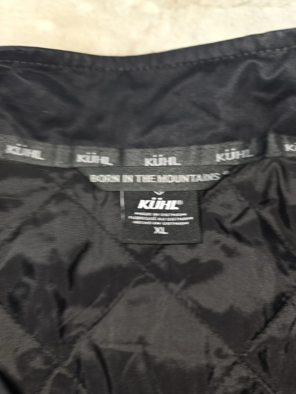 Kuhl Kaffe Racer Jacket Bomber Black Mens XL - Picture 3 of 10